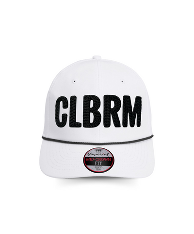 The Clubroom CLBRM Cap - White / Black