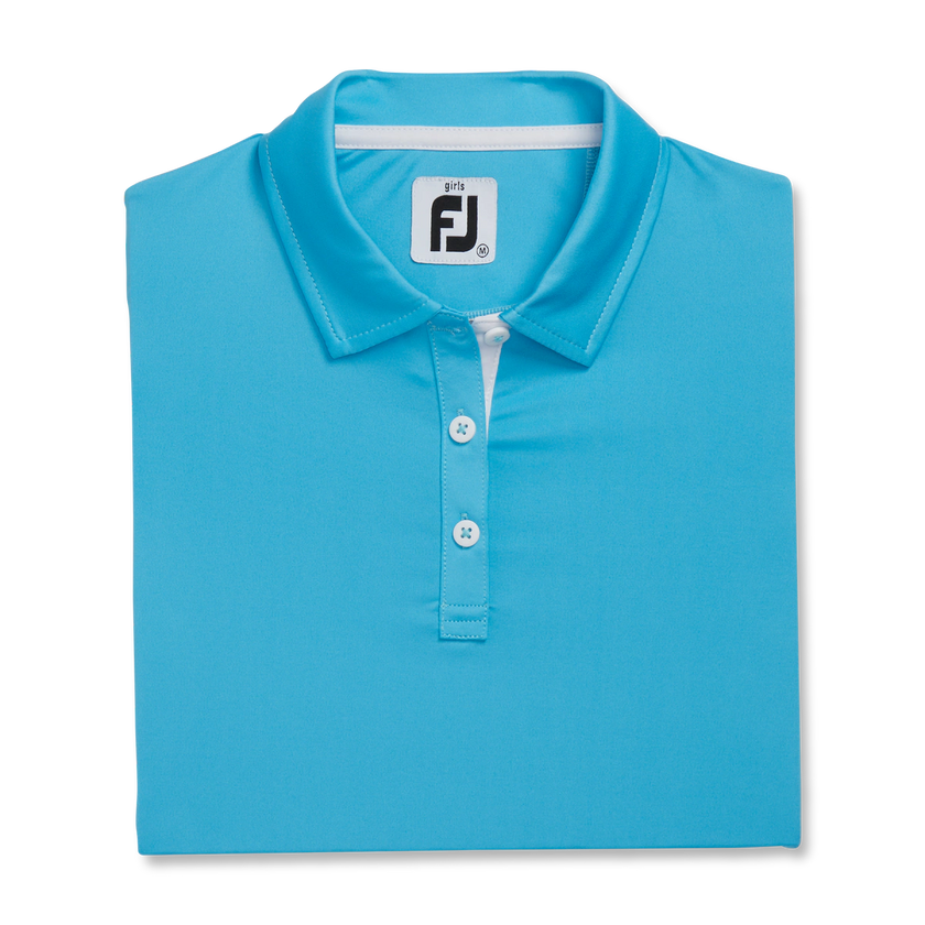 2023 FootJoy Girls Short Sleeve Polo - Aqua