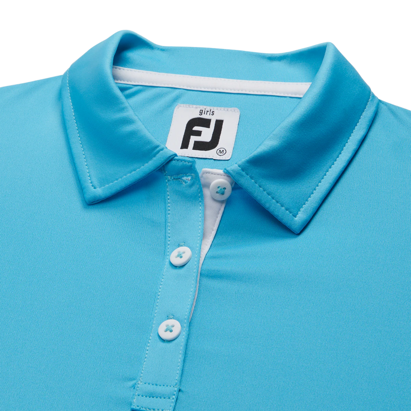 2023 FootJoy Girls Short Sleeve Polo - Aqua