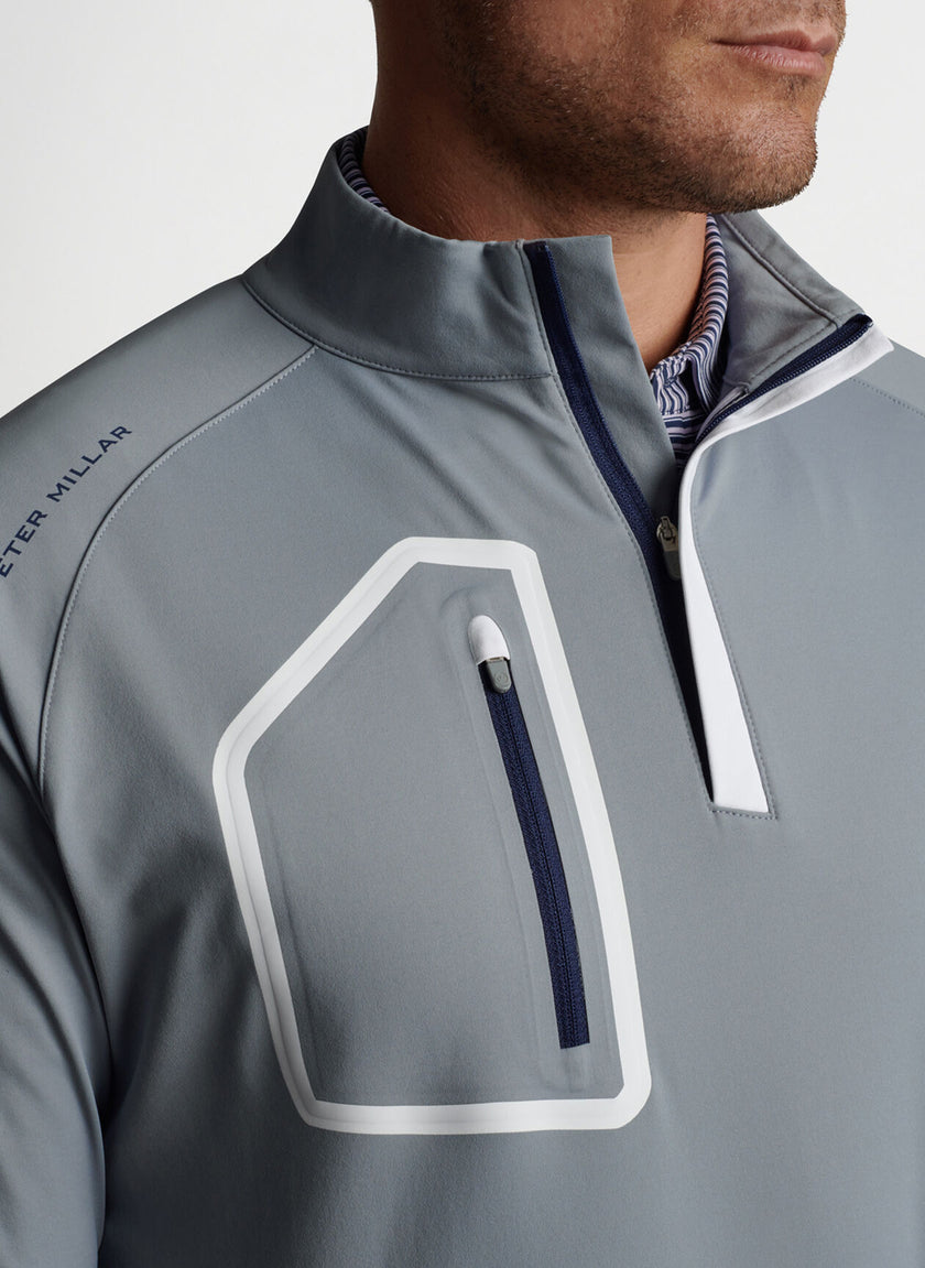 2024 Peter Millar Men's Forge Performance Quarter Zip - London