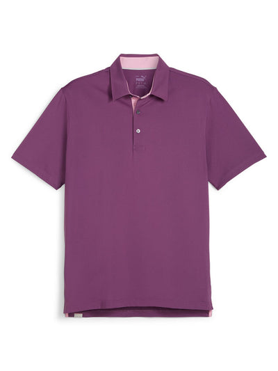 Puma Men's MATTR Brigade Polo - Crushed Berry