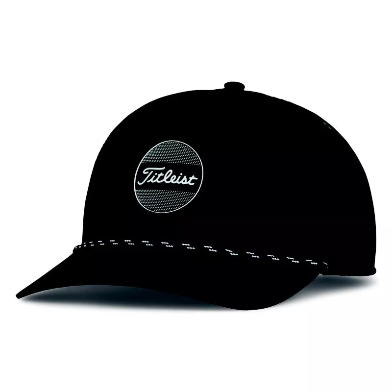 2024 Titleist Boardwalk Rope Cap - Black / White