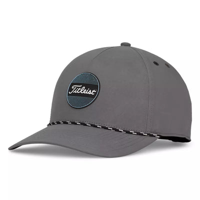 2024 Titleist Boardwalk Rope Cap - Charcoal / Black / Tidal