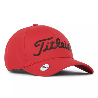 2024 Titleist Players Performance Ball Marker Cap - Red/Black
