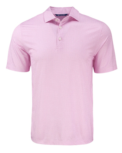 2025 Cutter & Buck Men's Eco Diamond Print Polo - Gelato