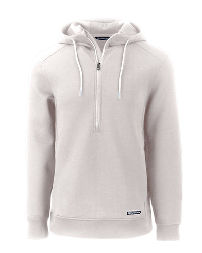2025 Cutter & Buck Men's Roam Eco Half Zip Hoodie - Solitaire
