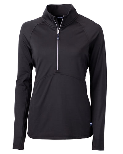 2025 Cutter & Buck Women's Adapt 1/2 Zip Pullover - Black