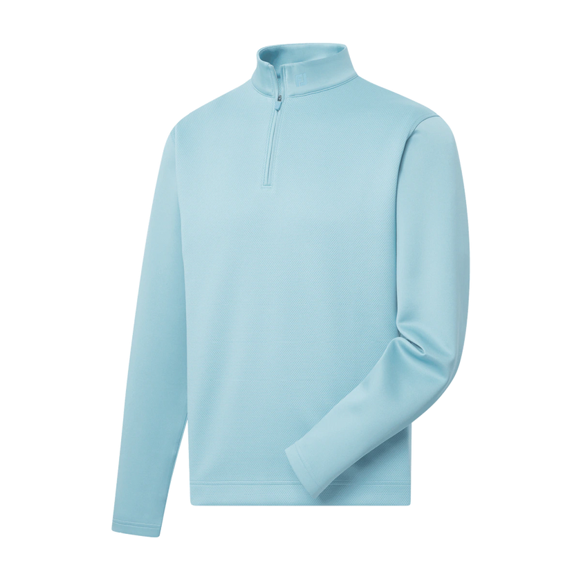 2025 FootJoy Tonal Block Pullover - Lake Blue