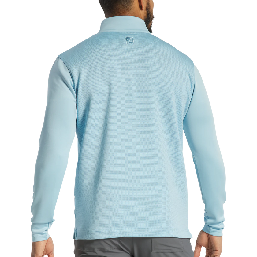 2025 FootJoy Tonal Block Pullover - Lake Blue