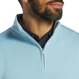 2025 FootJoy Tonal Block Pullover - Lake Blue