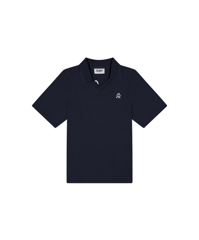 2025 Huffer Women's Short Sleeve Polo/Par 97 - Navy
