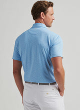 2025 Peter Millar Men's Avenue Performance Jersey Polo - Light Blue