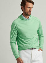 2025 Peter Millar Men's Pine Performance Hoodie - Green
