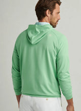 2025 Peter Millar Men's Pine Performance Hoodie - Green