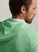 2025 Peter Millar Men's Pine Performance Hoodie - Green