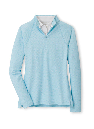 2025 Peter Millar Women's Raglan Sleeve Perth Pullover - Skylight