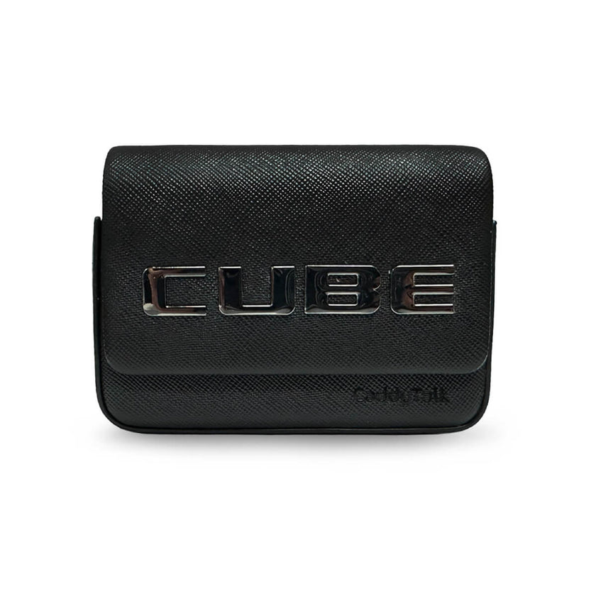 CaddyTalk Cube Laser Rangefinder Silver - With Black Case