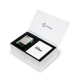 CaddyTalk Cube Laser Rangefinder Silver - With Black Case