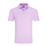 2025 FootJoy Salamander Print Lisle Polo - White/Pink
