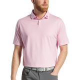 2025 FootJoy Salamander Print Lisle Polo - White/Pink