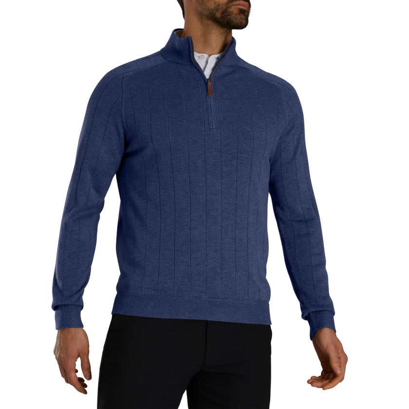 2025 FootJoy Drop Needle Pullover - Navy