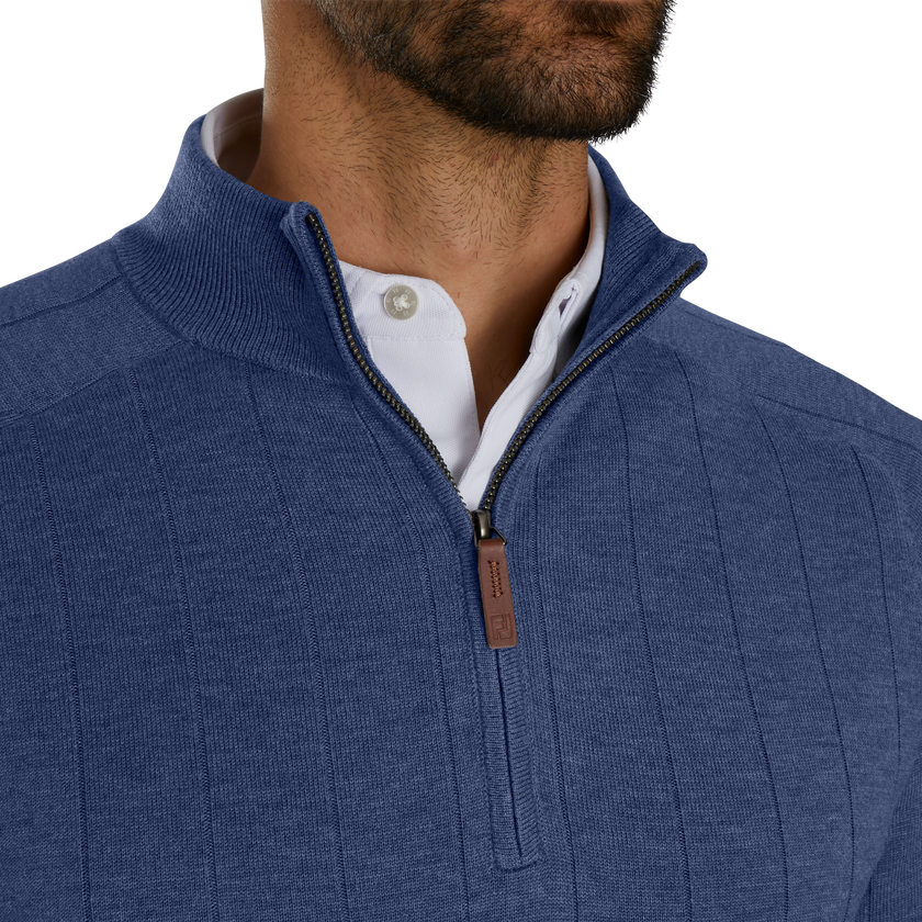 2025 FootJoy Drop Needle Pullover - Navy