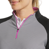 2025 FootJoy Women's 1/4 Zip Midlayer - Black
