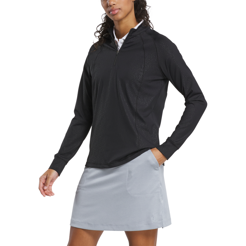 2025 FootJoy Women's Embossed 1/4 Zip Pullover