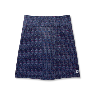 FootJoy Women's Chevron Print Knit Skort -  Navy