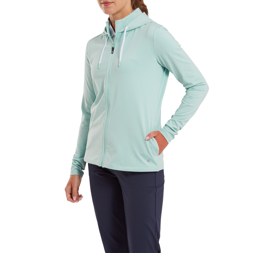 2024 FootJoy Women's Thermoseries Hoodie - Canal Blue