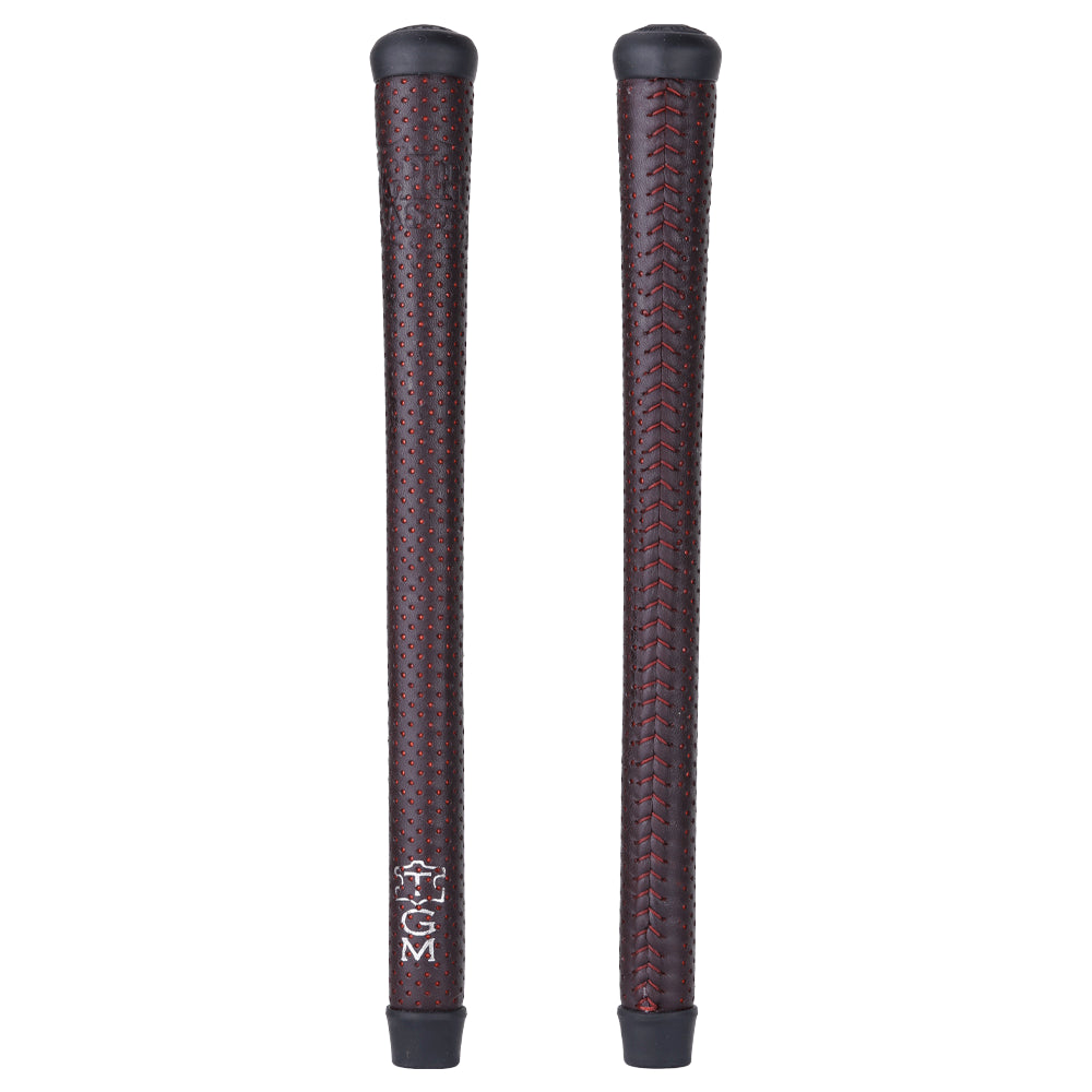 The Grip Master The Roo Impugnature In Pelle Canguro Cucite, Per Mazze, Scegli Misura E Colore - Foto 6