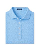 2025 Peter Millar Men's Avenue Performance Jersey Polo - Light Blue