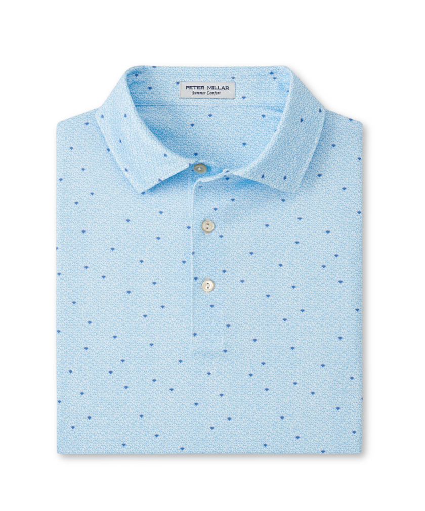 Peter Millar Men's Tequila Sunrise Performance Jersey Polo
