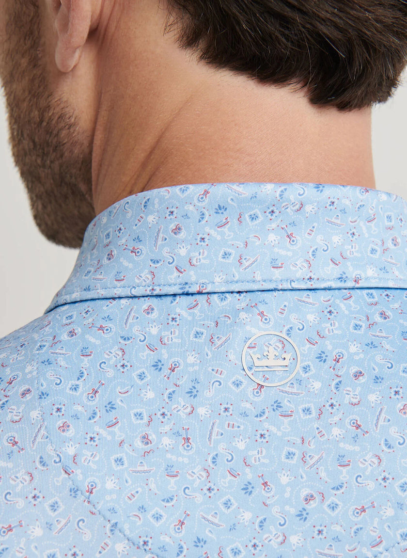 Peter Millar Men's Day of the Dead Performance Jersey Polo