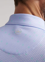 Peter Millar Men's Geo Skull Performance Jersey Polo