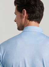 Peter Millar Men's Oyster Shooter Performance Jersey Polo