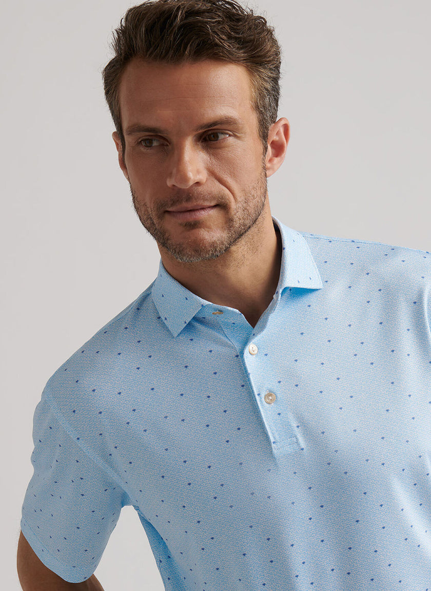 Peter Millar Men's Tequila Sunrise Performance Jersey Polo