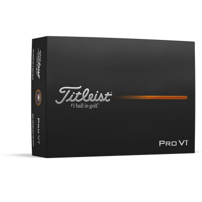 2025 Titleist Pro V1 Golf Ball - White High Numbers