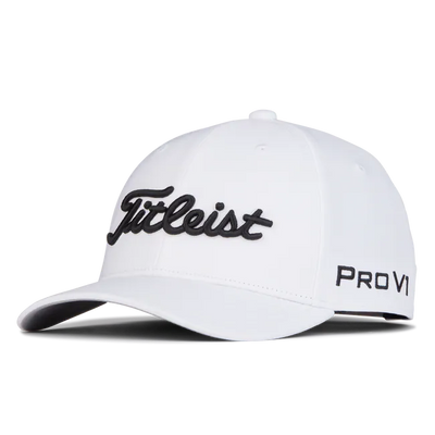 Titleist Junior Tour Performance Cap - White/Black
