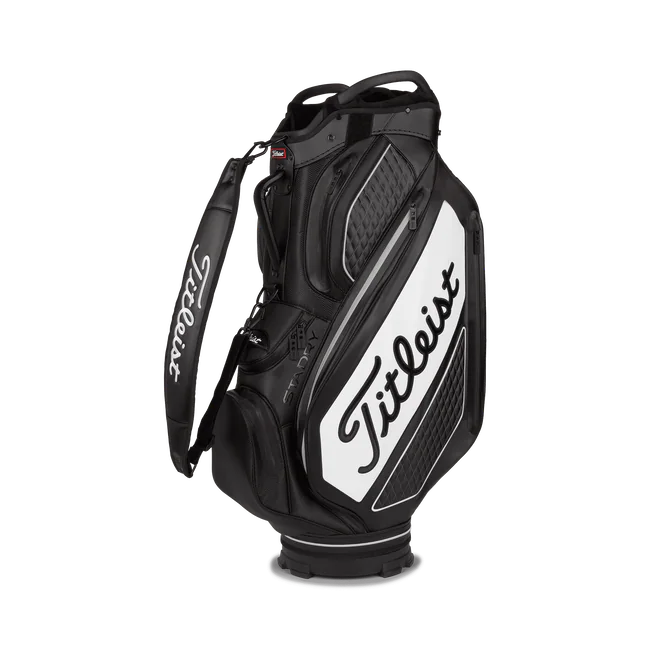 2024 Titleist Premium Cart Stadry Bag Black White The Clubroom