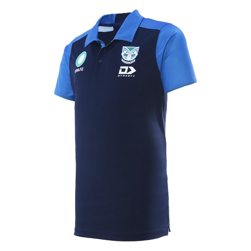 2026 NZ Warriors Men's Golf Polo - Navy