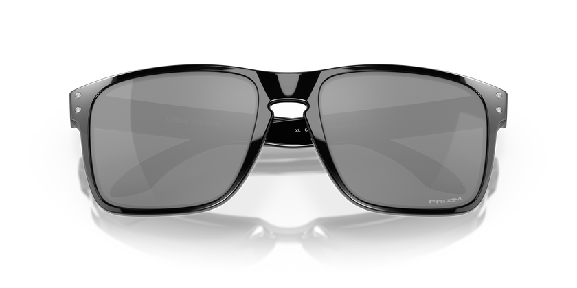 Oakley Holbrook XL Sunglasses - Polished Black w/ Prizm Black - folded view
