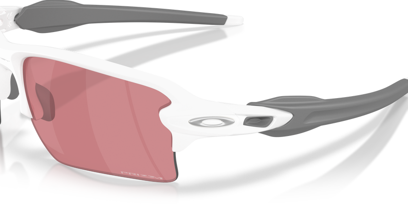 Oakley Flak 2.0 XXL Sunglasses - Matte White w/ Prizm Dark Golf - detail view