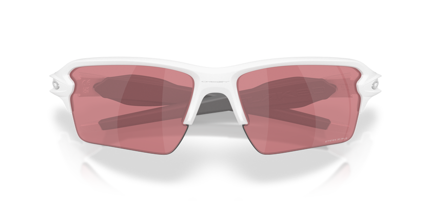 Oakley Flak 2.0 XXL Sunglasses - Matte White w/ Prizm Dark Golf - folded view