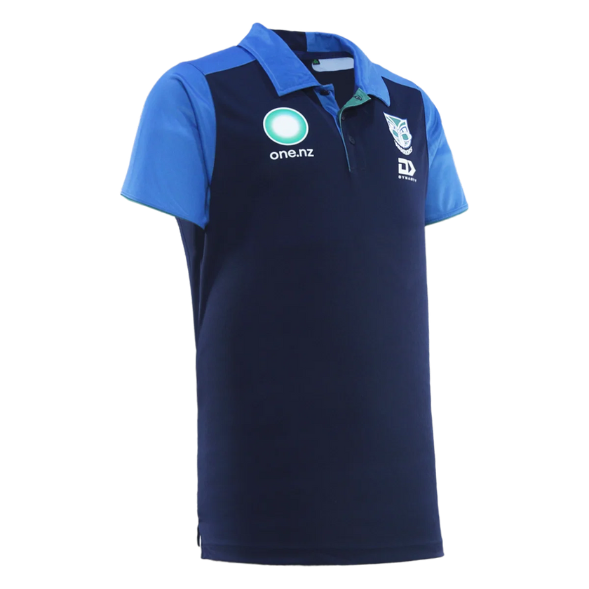 2026 NZ Warriors Men's Golf Polo - Navy