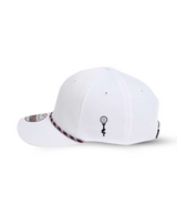 The Clubroom CLBRM Cap - White / Navy / Red