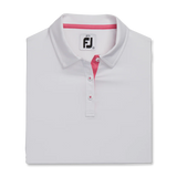 2023 FootJoy Girls Short Sleeve Polo - White