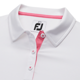 2023 FootJoy Girls Short Sleeve Polo - White