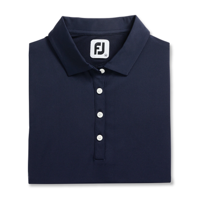 2023 FootJoy Womens Long Sleeve Sun Protection Polo - Navy