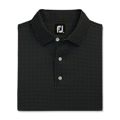 2023 Footjoy Mens Lisle Geo Print - Black / Grey / White